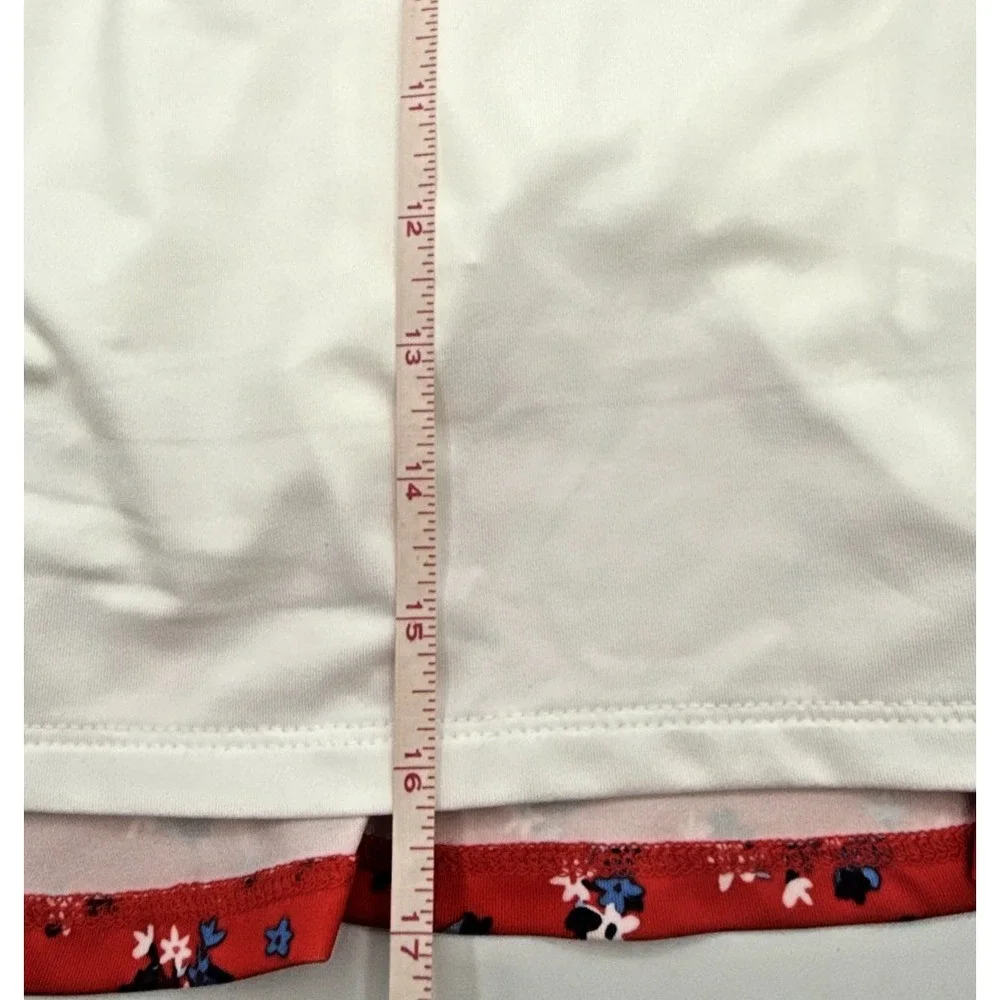 Belyn Key Ruffle Skort American Beauty Floral XL Golf Tennis UPF 50 BSK0130-ABP